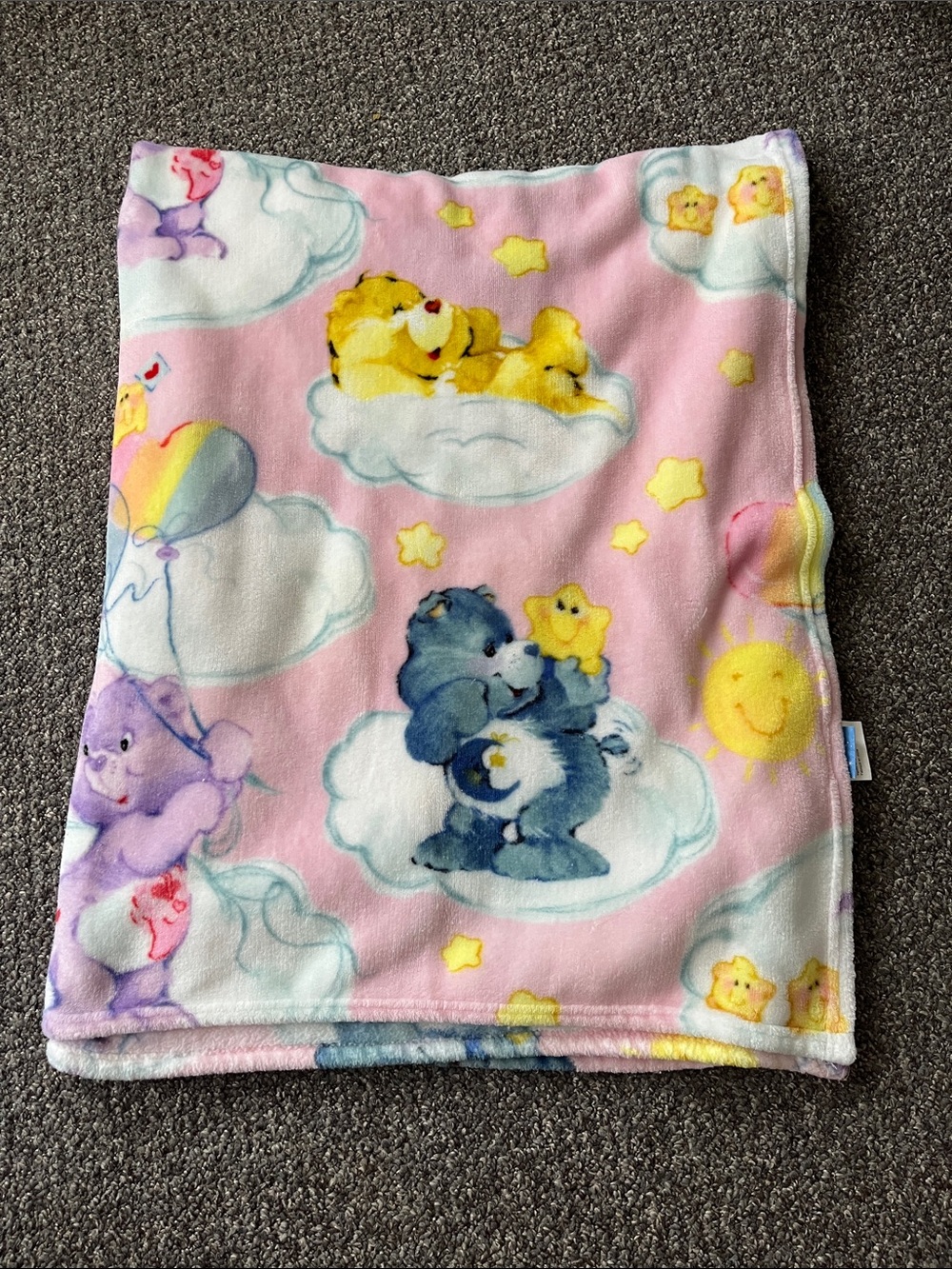 Carebear throw blanket